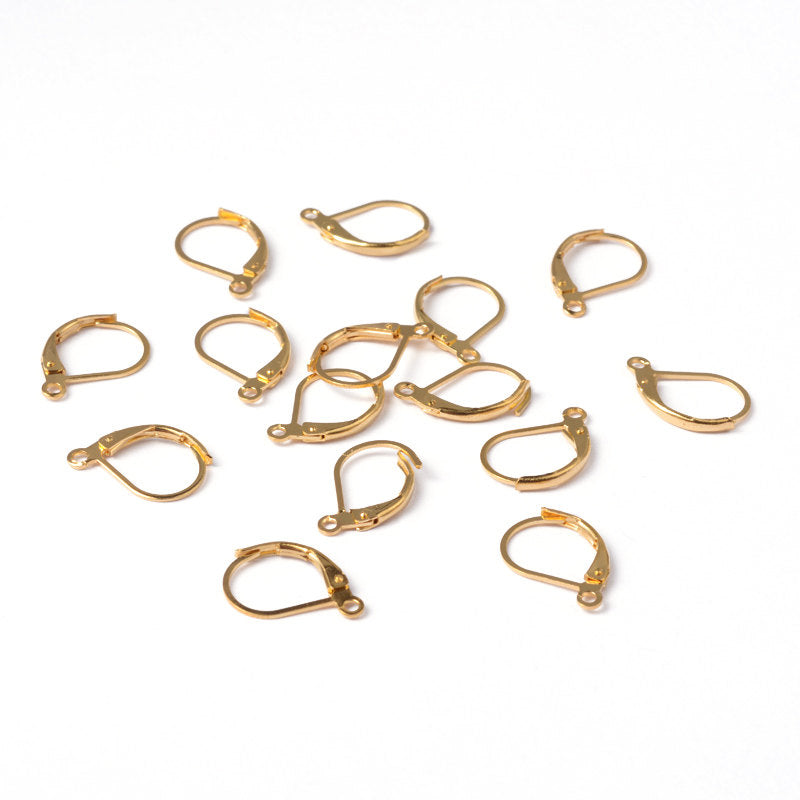 Leverback Ear Wires Gold Ear Wires Lever Ear Wires Gold Earwires Wholesale Findings Wholesale Ear Wires Gold Leverback Ear Wires