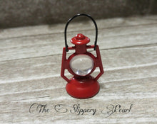 Load image into Gallery viewer, Miniature Lantern Mini Lantern Dollhouse Lantern Fairy Garden Lantern Red Lantern Lantern Charms