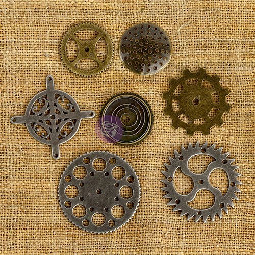 Clock Gears Clock Parts Clock Mechanism Bronze Gears Metal Gears Steampunk Gears Assorted Gears Silver Gears 7 pieces PREORDER