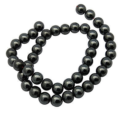 Black Beads Gunmetal Beads Hematite Beads 8mm Beads 8mm Hematite Beads BULK Beads Wholesale Beads Shiny Beads Full Strand
