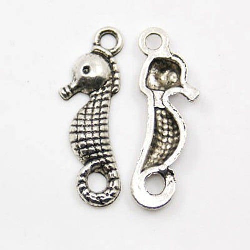 Seahorse Charms BULK Charms Wholesale Charms Silver Seahorse Charms Ocean Charms Nautical Charms 100 pieces