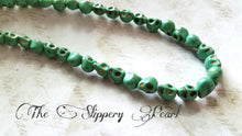 Load image into Gallery viewer, Skull Beads Green Skull Beads Halloween Beads Turquoise Beads Howlite Beads 9mm Beads 9mm Skull Beads Wholesale Beads Seafoam Green Beads