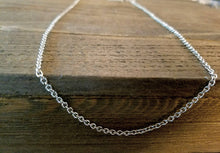 Load image into Gallery viewer, Finished Chain Necklace Wholesale Chain 21 Inch Chain Necklace Silver Chain Necklace Cable Chain Necklace Chain Silver Necklace