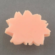 Load image into Gallery viewer, Flower Cabochons Lotus Flower Flatback Flat Back Flower Resin Flower Cabochon Pink Lotus Flower Large Flower Flatback Lotus Cabochons 2pcs
