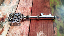 Load image into Gallery viewer, BULK Key Bottle Opener Skeleton Key Silver Key Silver Skeleton Key Wedding Favor Bottle Opener Key Big Skeleton Key 3 Inch Key 100 pieces