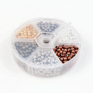 Metal Spacer Beads Spacers Round Spacer Beads Ball Spacer Beads 3mm Beads 3mm Spacer Beads Assorted Beads BULK Beads Wholesale Beads 480 PRE