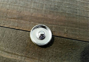 Snap Chunk Button Clear Sparkle Chunk Snap 18mm Chunk