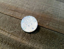 Load image into Gallery viewer, Snap Chunk Button Clear Sparkle Chunk Snap 18mm Chunk