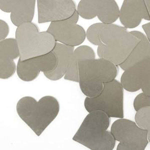 Metal Stamping Blanks Silver Heart Blanks Aluminum Hand Stamping Blank Charms Blank Hearts Stamping Blank 4 pieces 20 gauge