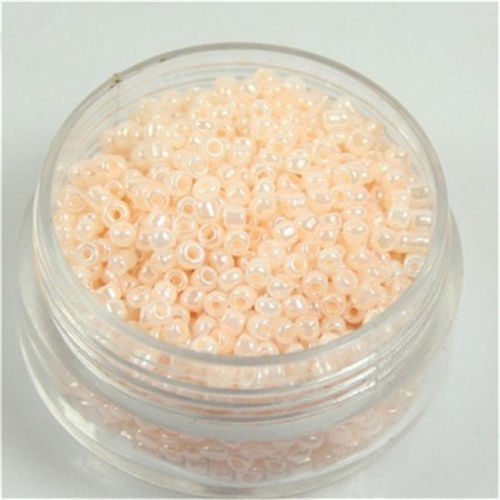 Seed Beads 2mm Glass Beads Glass Seed Beads Peach Beads Light Orange Beads 2mm Beads Bulk Beads 1000 pieces
