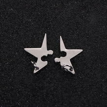 Load image into Gallery viewer, Star Pendant Star Puzzle Charm Puzzle Star Charm Friendship Charms Mother Daughter Charms Puzzle Pendants