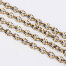 Load image into Gallery viewer, Bulk Chain Bronze Chain Chains For Necklaces Wholesale Chain Cross Chain 100m 328 Feet BULK Chains PREORDER