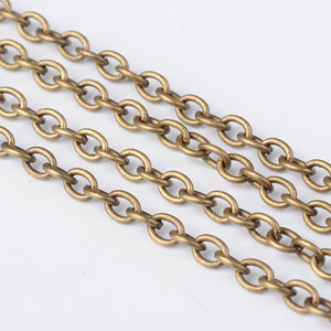 Bulk Chain Bronze Chain Chains For Necklaces Wholesale Chain Cross Chain 10 Feet BULK Chains
