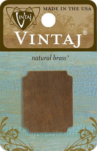 Metal Stamping Blank Bronze Natural Brass Vintaj Blanks Canvas Blank Antiqued Bronze Blank 26mm 25 gauge