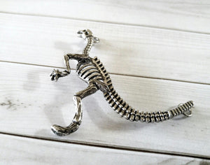 Dinosaur Pendant Connector Dinosaur Bones Charm Connector Link Antiqued Silver Dinosaur Bones Dinosaur Skeleton Dinosaur Gift