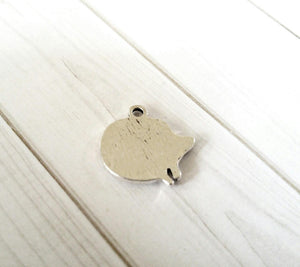 Hedgehog Charm Hedgehog Pendant Silver Hedgehog Charm Hedge Hog Charm Woodland Charm Animal Charm Pet Charm D PREORDER