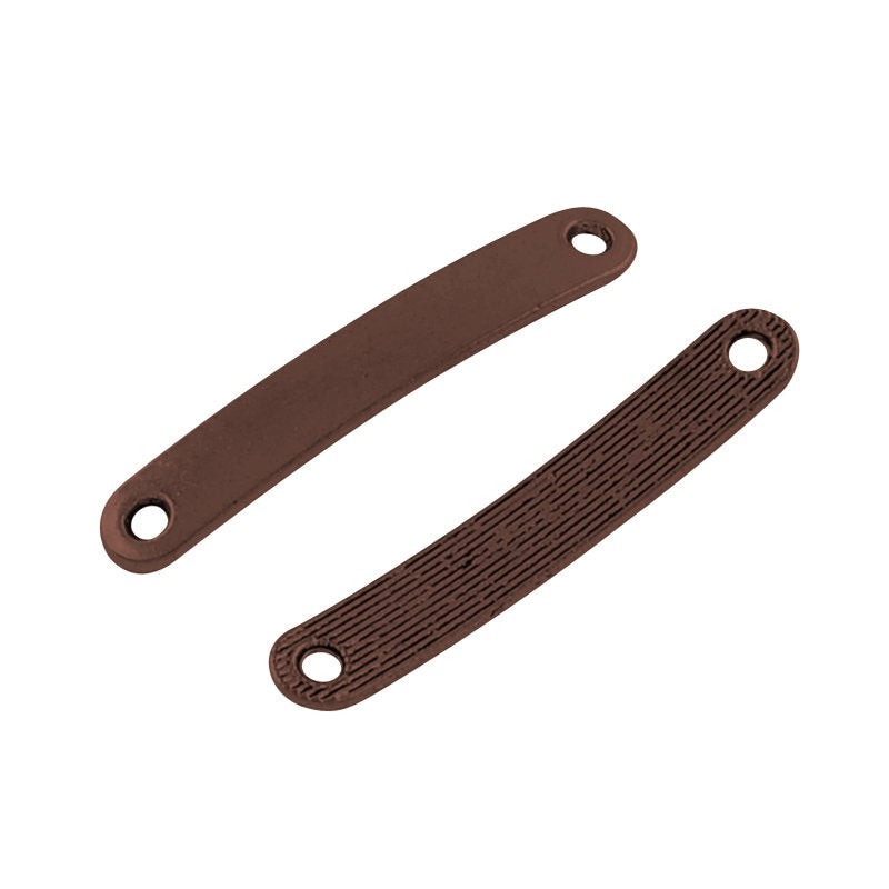 Metal Stamping Blanks Connectors Links Antiqued Copper Curved Stamping Blanks Bar Blanks 50 pieces