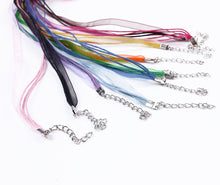 Load image into Gallery viewer, Wholesale Necklaces Necklace Cord Organza Necklace Blanks Wax Cord Organza Cord 17 Inch Necklaces Chokers BULK Necklaces 50pcs
