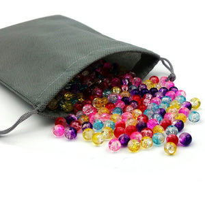 Glass Beads Assorted Beads Bulk Beads Wholesale Beads 8mm Glass Beads Crackle Beads 8mm Beads 250 pieces