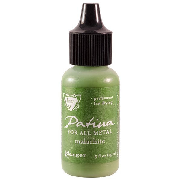 Green Patina Paint Oxidizing Paint Green Paint Vintaj Malachite Paint Letter Darkening Paint Metal Stamping Patina