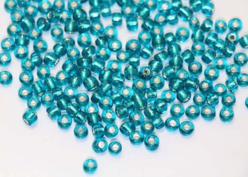 Teal Glass Beads 4mm Seed Beads 4mm Beads Teal Beads Turquoise Beads BULK Beads 160 pieces