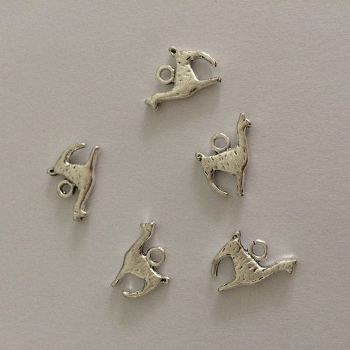 Llama Charms Antiqued Silver Llama Pendants Alpaca Charms Alpaca Pendants BULK Charms Wholesale Charms Silver Charms 50pcs