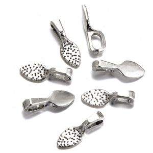 Bails Glue On Bails Small Bails Antiqued Silver Bails Wholesale Bails Bulk Bails Tile Bails Jewelry Bails 15mm 400pcs