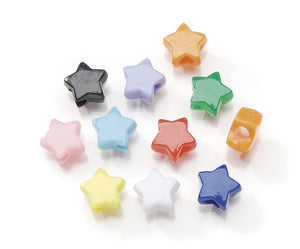 Acrylic Star Beads BULK Beads Assorted Beads Lot 1 Pound of Beads Wholesale Beads Mixed Beads Set Colorful Beads 1100pcs