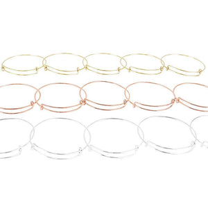 Adjustable Bangle Bracelets BULK Bracelets Wholesale Bracelets Blank Bracelets Rose Gold Bracelet Silver Bracelet Bracelet Blanks 15pcs