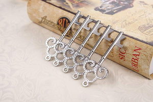 Bulk Skeleton Keys Skeleton Key Pendants Bottle Opener Keys Steampunk Keys Steampunk Pendants Bottle Opener Key Silver Key Pendants 50pcs
