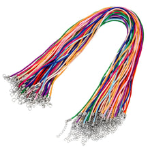 Load image into Gallery viewer, Wholesale Necklaces Necklace Cord Satin Necklace Cord Assorted Necklaces 20 Inch Cords Finished Necklace Cords Jewelry Making 60pcs