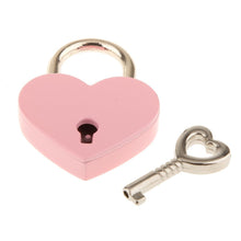 Load image into Gallery viewer, Lock and Key Pendants Heart Lock Pendants Real Lock Pendants Padlock Key to My Heart Pendants Set Pink Heart Locks 3 Sets