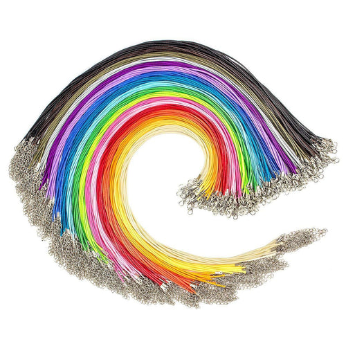 Waxed Cord Necklaces BULK Necklace Cords Assorted Necklaces Waxed Necklaces Wholesale Necklaces 17.5