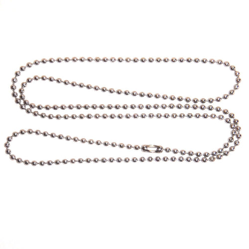 Ball Chains Bead Chains Silver Ball Chains Wholesale Chains Necklace Chains Wholesale Necklace BULK Chains 24 Inch Chains 50pc