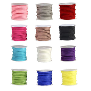 Faux Suede Cord Necklace Cord Bracelet Cord BULK Cords Wholesale Cords Findings Stringing Materials Jewelry Supplies 12 colors 192 feet