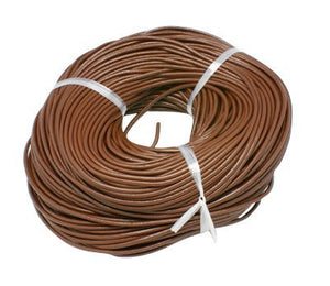 Brown Leather Cord Necklace Cord Bracelet Cord Brown Cord Real Leather Cord 3mm Leather Cord 10 Feet BULK