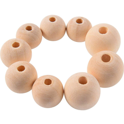 Natural Wood Beads Round Wood Beads Wooden Beads Bulk Beads Wholesale Beads Assorted Beads 10mm Beads 12mm Beads 14mm Beads Brown Beads 300