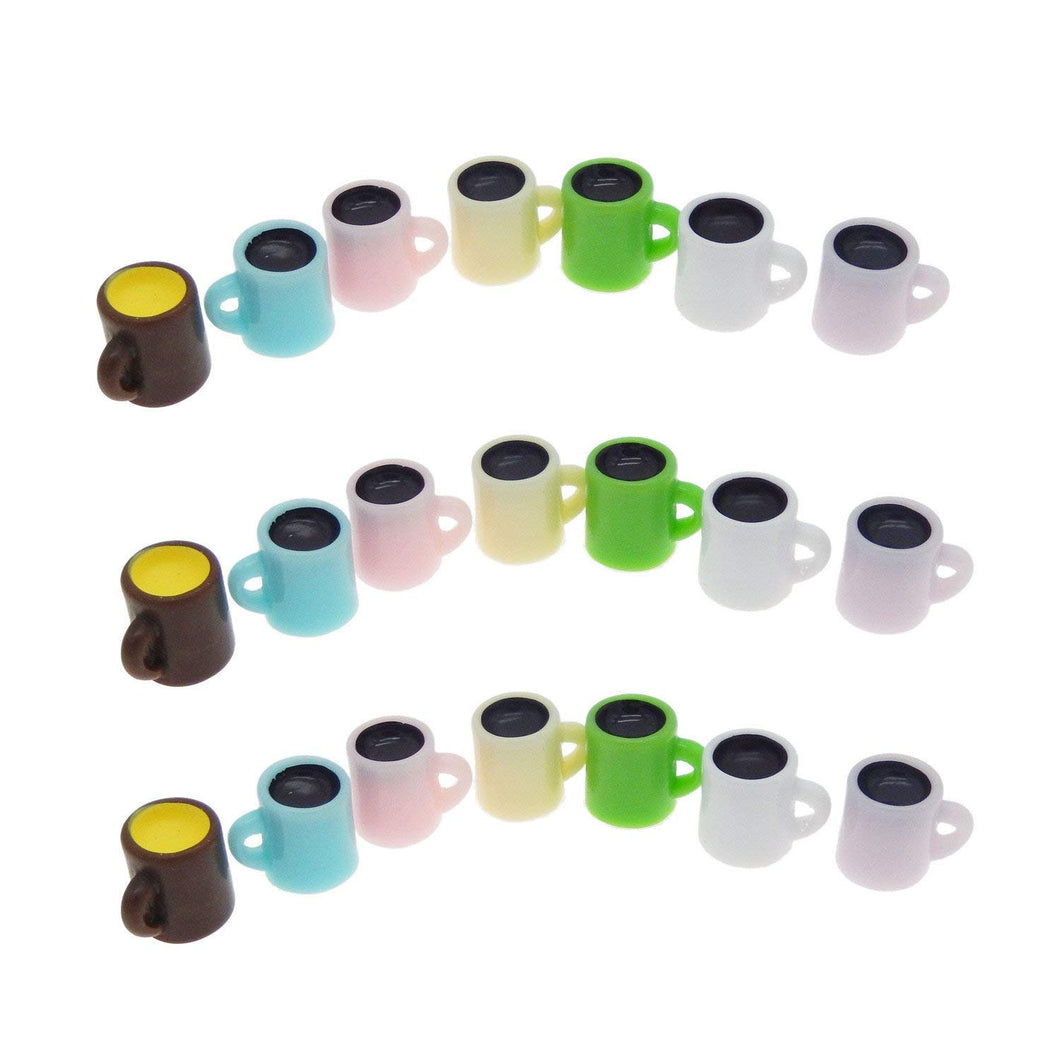 Miniature Cup Charms Miniatures Coffee Cup Charms Coffee Mug Charms BULK Charms Resin Charms Tiny Charms Tiny Cup Charms Assorted Charms 10p
