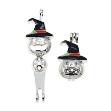 Load image into Gallery viewer, Jack O Lantern Charms Pumpkin Charms Bead Cages Aromatherapy Charms Bead Cage Charms Pumpkin Pendants Oil Diffuser Charms Halloween 12pcs