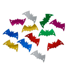 Load image into Gallery viewer, Bat Sequins Confetti Halloween Decor Rainbow Bat Sequins Rainbow Confetti Gothic Table Decor 1000 pieces BULK