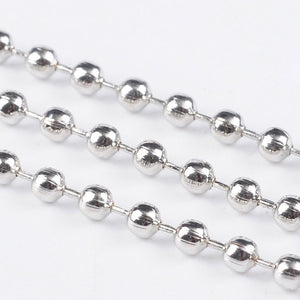 Silver Bead Chain BULK Bead Chain Bulk Chain Wholesale Chain Ball Chain Wholesale Supplies Necklace Chain 328 Feet PREORDER