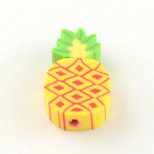 Pineapple Beads Fruit Beads Bulk Beads Wholesale Beads Polymer Clay Beads 16mm Beads 50 pieces