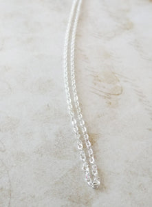 Finished Chain Necklace Wholesale Chain 18 Inch Chain Necklace Shiny Silver Chain Necklace Cable Chain Necklace Chain