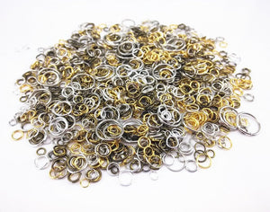 Assorted Jump Rings BULK Findings Jewelry Supplies Split Rings Wholesale Supplies Wholesale Findings 3mm to 14mm Jump Rings 1650pcs