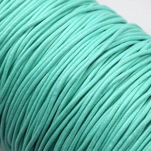 Aqua Waxed Cord Necklace Cord Bracelet Cord Teal Cord BULK Supplies Waxed Cotton Cord Wholesale Cord 100 yards