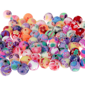 Bulk Beads Polymer Clay Beads 12mm Flower Beads 12mm Beads Assorted Beads Wholesale Beads 200 pieces