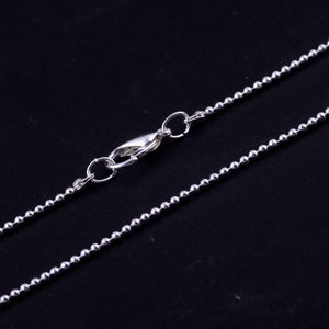 Bulk Chains Bulk Necklaces Wholesale Chains Silver Chains 18 Inch Chains Sterling Plated Chains Silver Ball Chains 24pcs