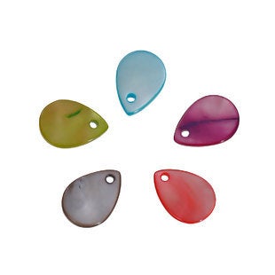 Teardrop Charms Set Natural Shell Charms Drop Charms Assorted Charms Mixed Charms BULK Charms Wholesale Charms 500pcs