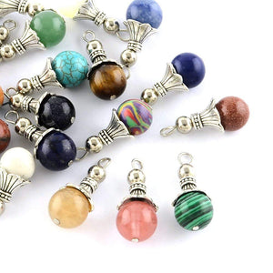 Bulk Charms Gemstone Charms Gemstone Drop Charms Assorted Charms Set Wholesale Charms in Bulk 50pcs