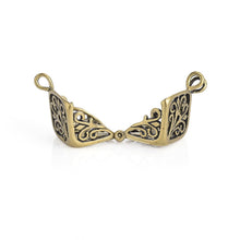Load image into Gallery viewer, Aromatherapy Lockets Oil Diffuser Locket Pendants Antiqued Bronze Lockets Cube Lockets BULK Pendants Wholesale Charms 10pcs